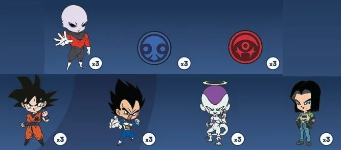 Dragon Ball Super Pin Badges Series 1 5 cm Blind Box - 1 Unidade Aleatória